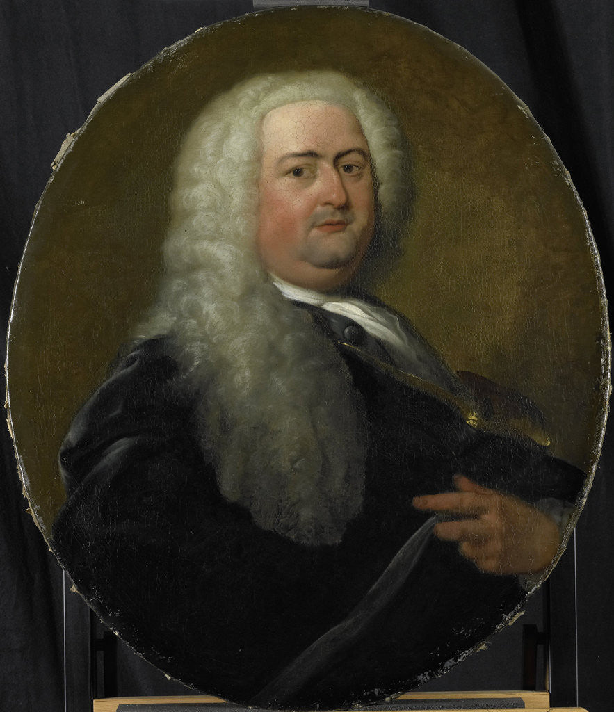 Detail of Portrait of Adriaen Paets by Dionys van Nijmegen