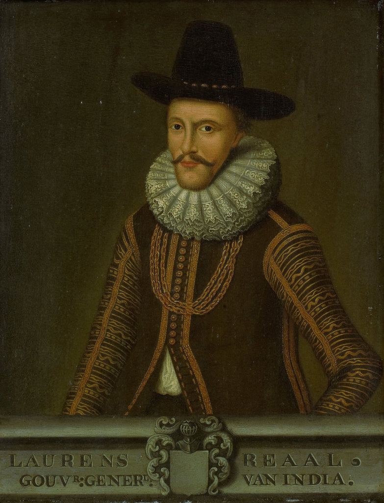 Detail of Portrait of Laurens Reael, Governor-General of the Dutch East Indies by Anonymous