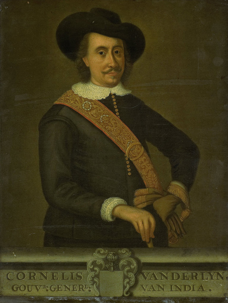 Detail of Portrait of Cornelis van der Lijn, Governor-General of the Dutch East Indies by Anonymous