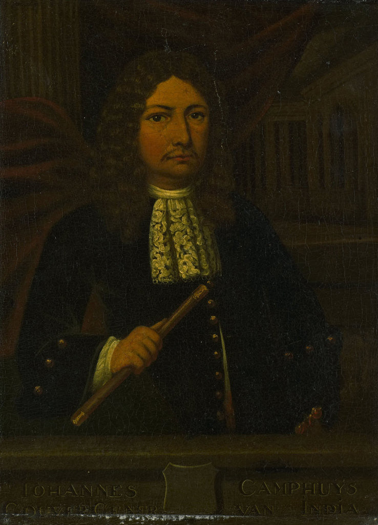 Detail of Portrait of Johannes Camphuys, Governor-General of the Dutch East Indies by Gerrit van Goor