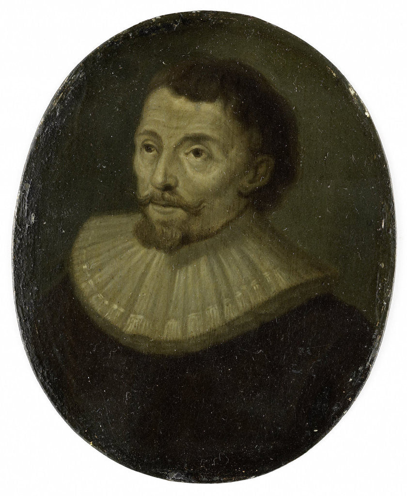 Detail of Portrait of Jan van der Rosieren by Arnoud van Halen
