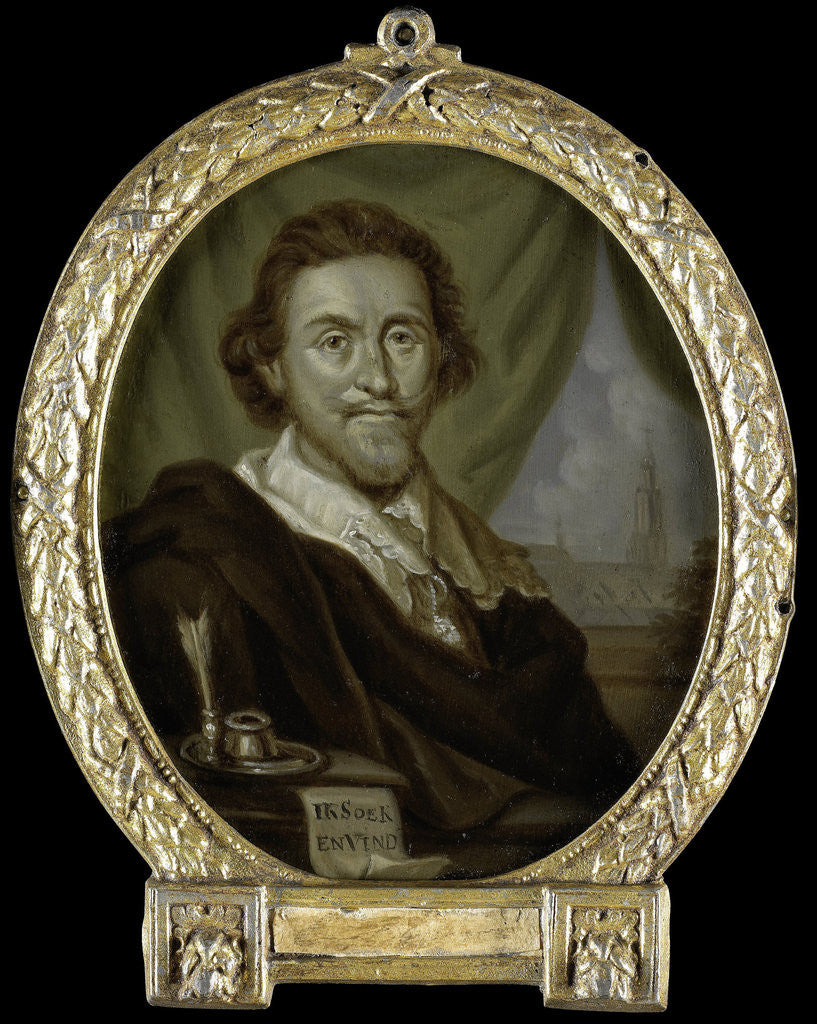 Detail of Portrait of Adriaen Pietersz van de Venne, Painter and Poet by Arnoud van Halen
