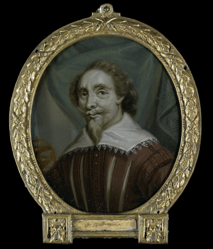 Detail of Portrait of Petrus Baard, Physician and Poet from Leeuwarden The Netherlands by Arnoud van Halen