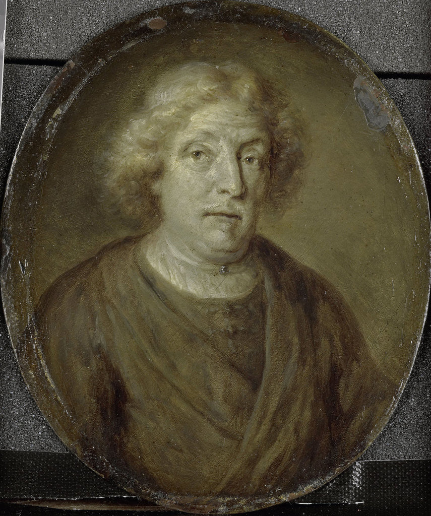 Detail of Portrait of Jacob Lescailje, Bookdealer and Poet in Amsterdam by Jan Maurits Quinkhard