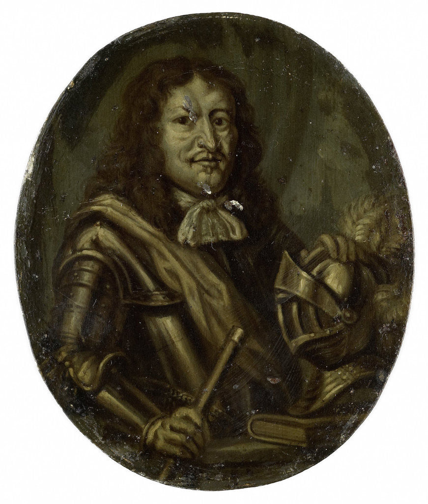 Detail of Portrait of Joan van Paffenrode, Baron of Ghussigny, Dramatic Poet by Arnoud van Halen
