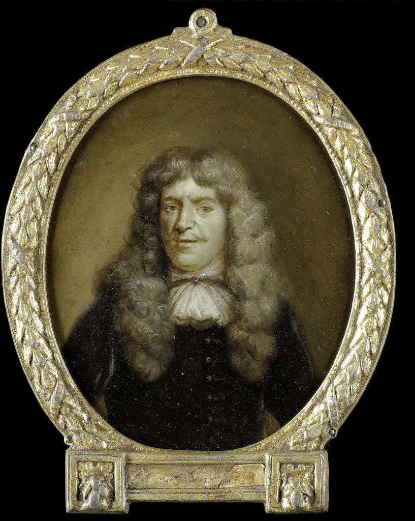 Detail of Nicolaas Heinsius I, Poet and Professor at Leiden, Envoy of Queen Christina of Sweden by Jan Maurits Quinkhard