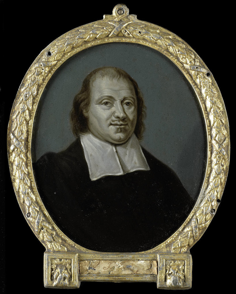 Detail of Portrait of Anthony Janssen van der Goes, Poet in Amsterdam by Arnoud van Halen
