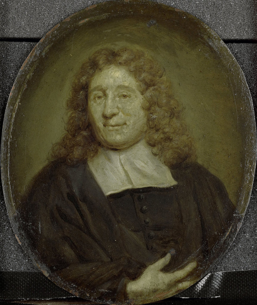 Detail of Portrait of Petrus Schaak, Clergyman and Scholar in Amsterdam by Jan Maurits Quinkhard