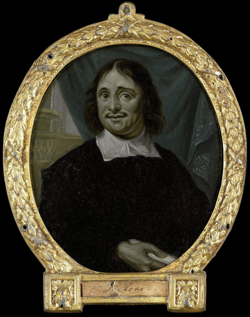 Detail of Portrait of Karel Verloove, Poet in Amsterdam by Arnoud van Halen