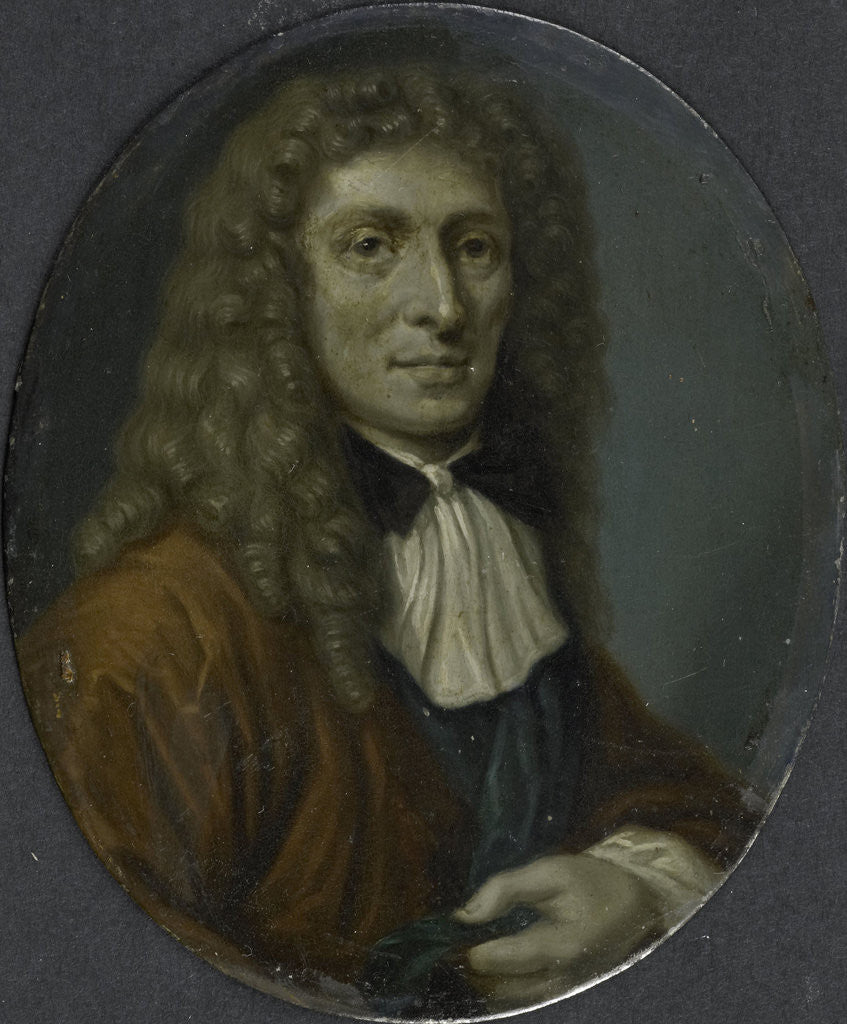 Detail of Goverd Bidloo, 1649-1713, dichter en hoogleraar in de geneeskunde te Leiden The Netherlands by Arnoud van Halen