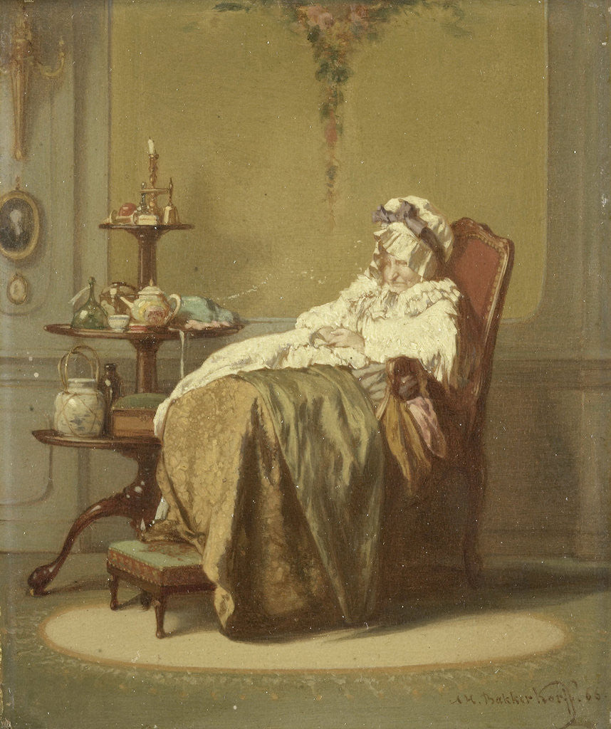 Detail of An Afternoon Nap by Alexander Hugo Bakker Korff