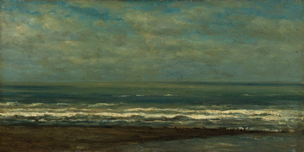 Detail of Seascape at Heyst by Willem Roelofs I