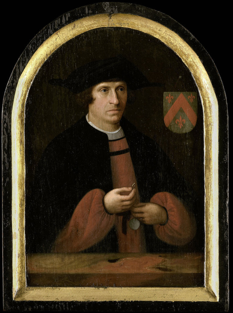Detail of Frans Overrijn van Schoterbosch by Cornelis Engelsz.