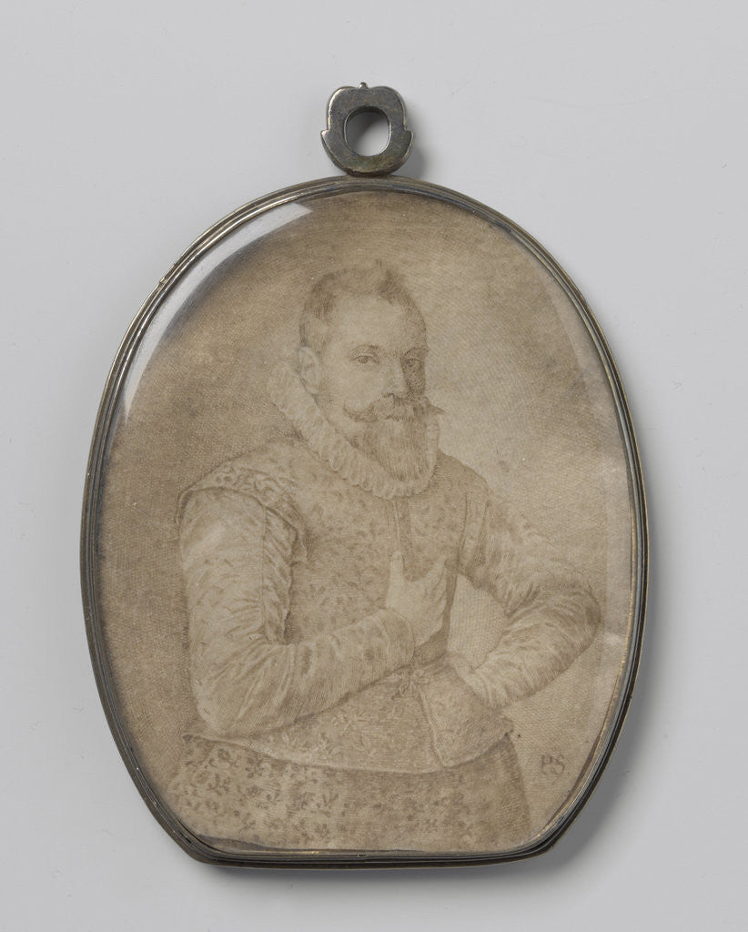 Detail of Portrait of a man by Pieter Serwouters