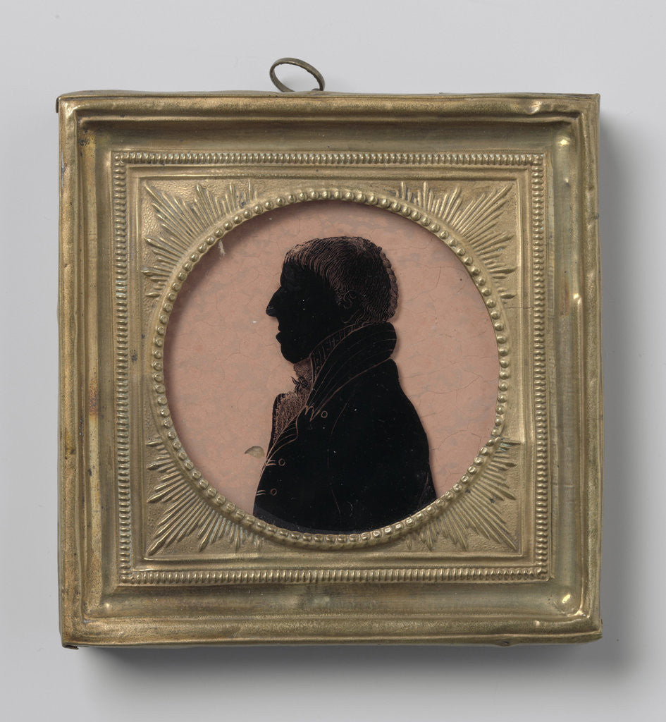 Detail of Silhouette Portrait of a man by Anonymous