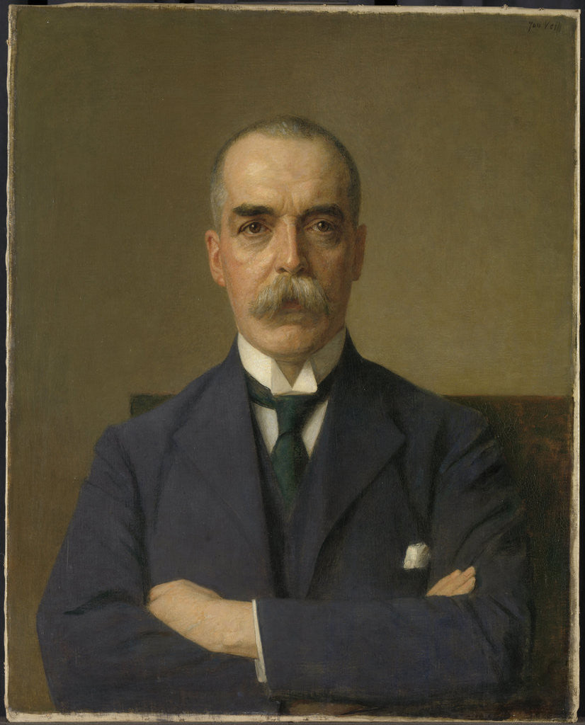 Detail of Portrait of Isaac de Bruijn, 1873-1953 by Jan Veth