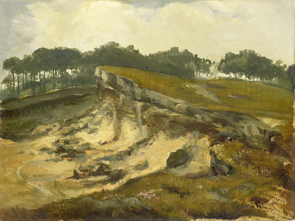 Detail of Sand Excavation by Johannes Tavenraat
