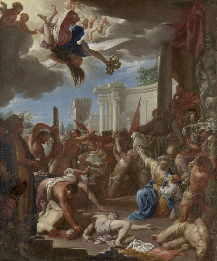 Detail of The Martyrdom of the Seven Sons of Saint Felicity by Francesco Trevisani