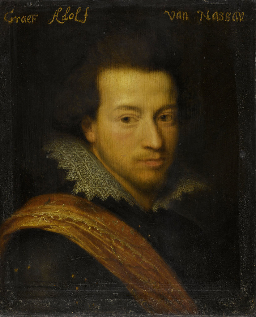 Detail of Portrait of Adolf, Count of Nassau-Siegen by Workshop of Jan Antonisz van Ravesteyn