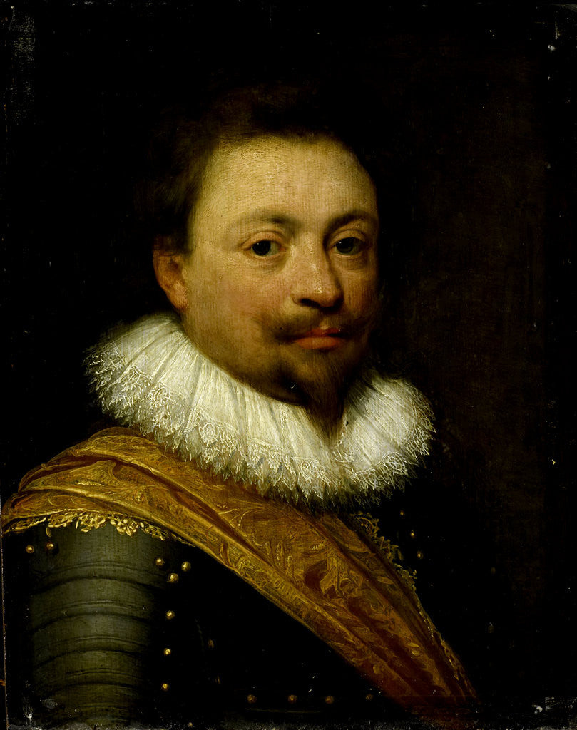 Detail of Portrait of William, Count of Nassau-Siegen by Workshop of Jan Antonisz van Ravesteyn