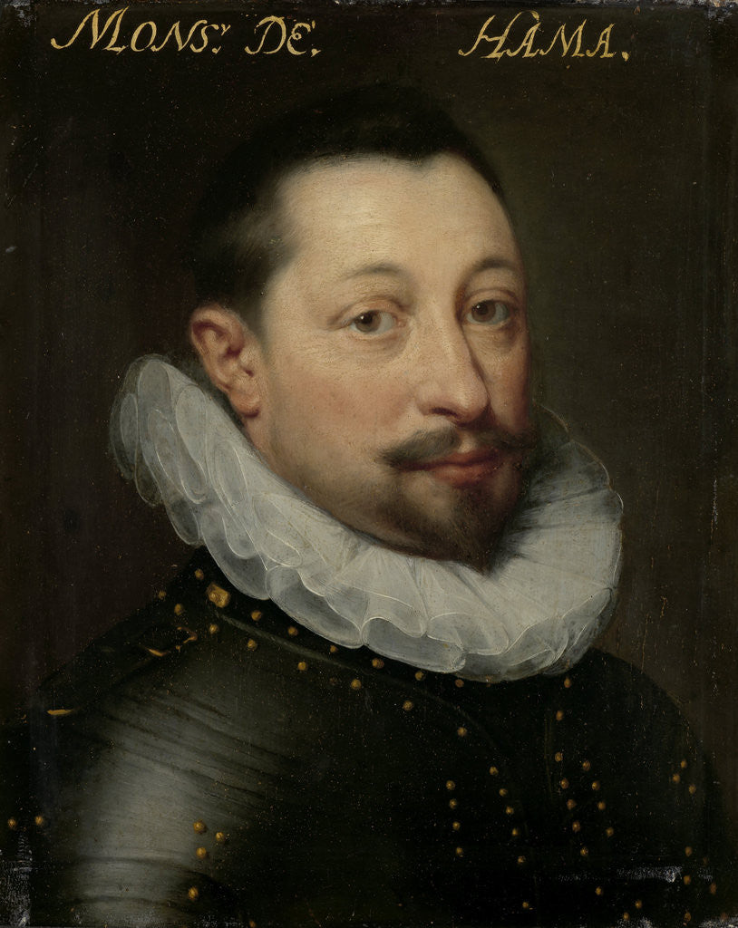 Detail of Portrait of Charles de Levin, Lord of Famars, Forimont and Lousart by Workshop of Jan Antonisz van Ravesteyn