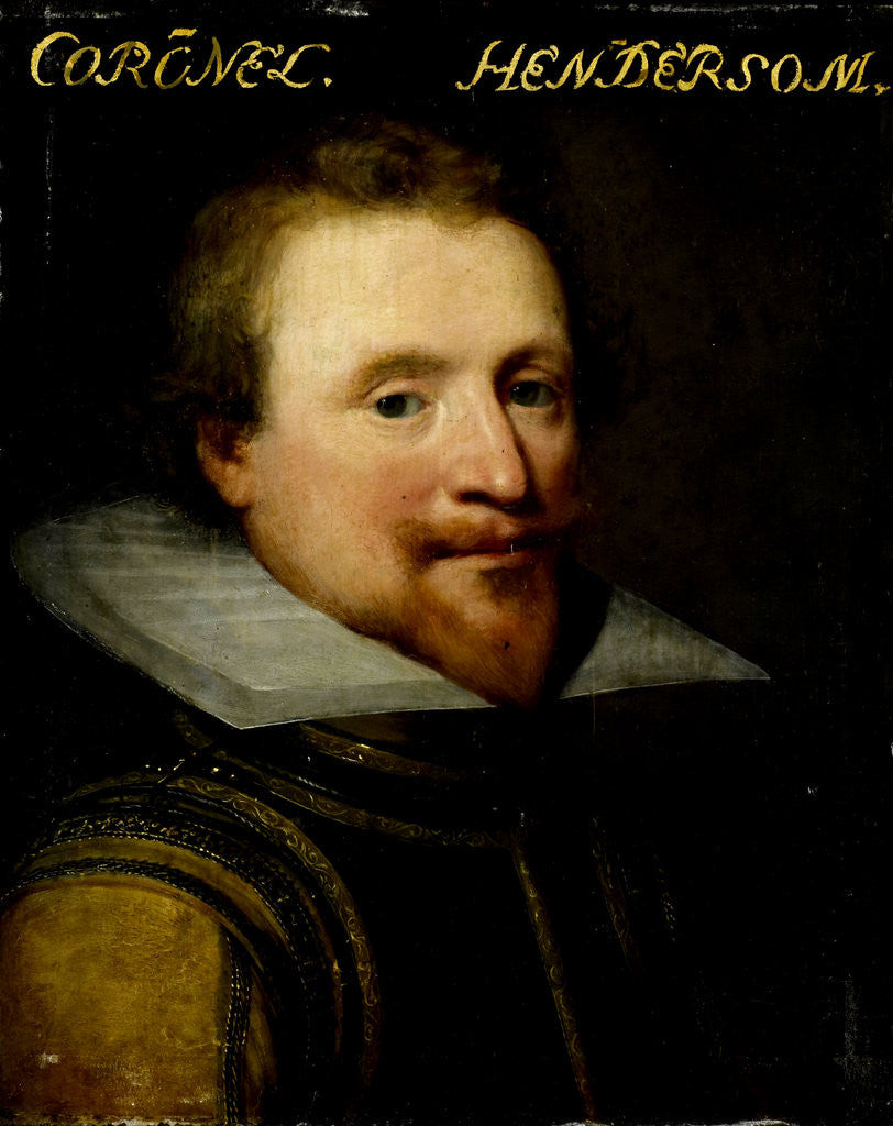 Detail of Portrait of Sir Robert Henderson of Tunnegask, Colonel of the Scotch Guards by Workshop of Jan Antonisz van Ravesteyn