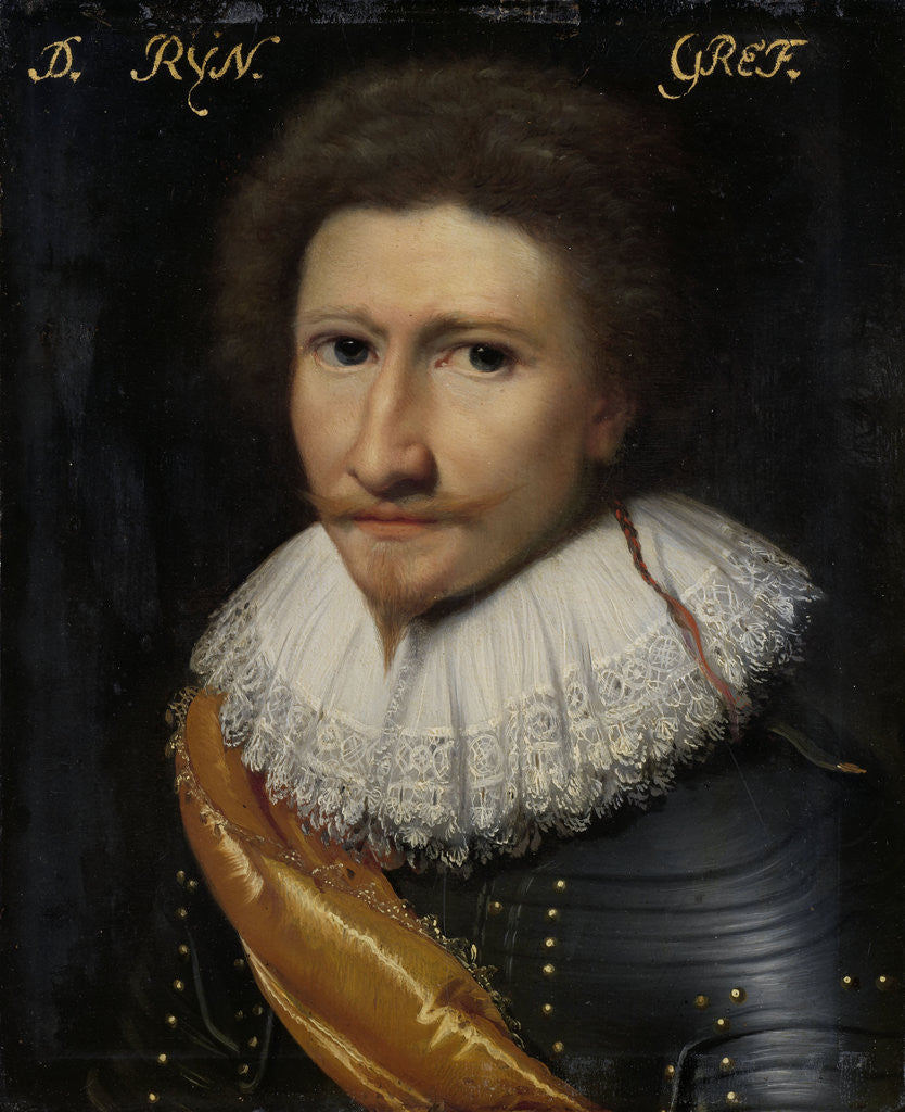 Detail of Portrait of Johann Conrad von Salm, Waldgrave and Rhinegrave van Dhaun by Workshop of Jan Antonisz van Ravesteyn