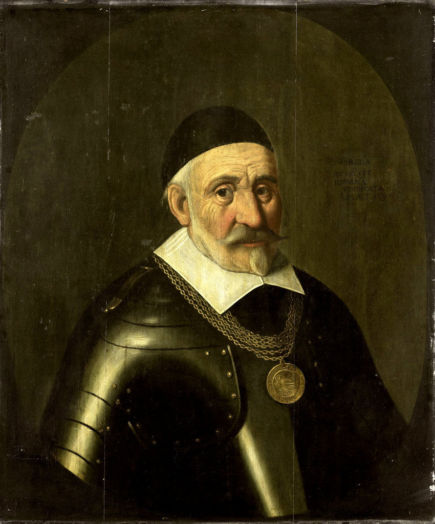 Detail of Portrait of Captain Charles de Heraugières, Commander of Breda by Anonymous