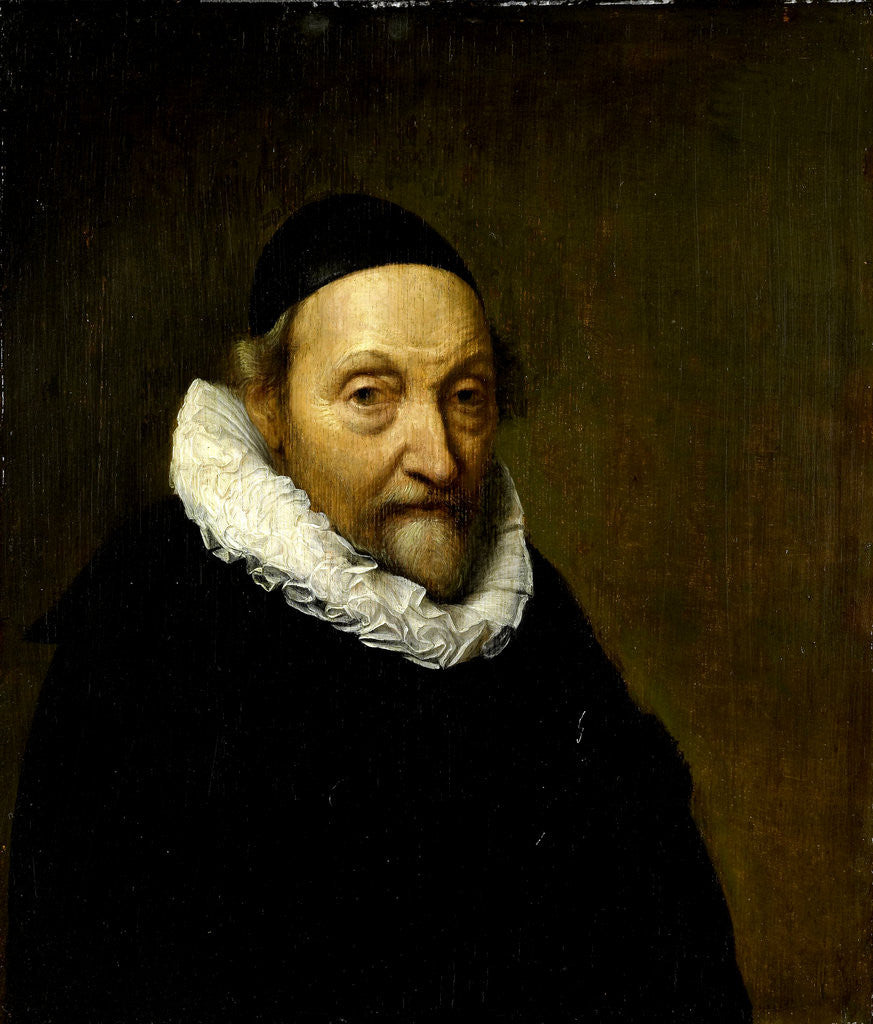 Detail of Portrait of Johannes Wttenbogaert, Jan Uytenbogaert, Remonstrant Minister in The Hague by Anonymous