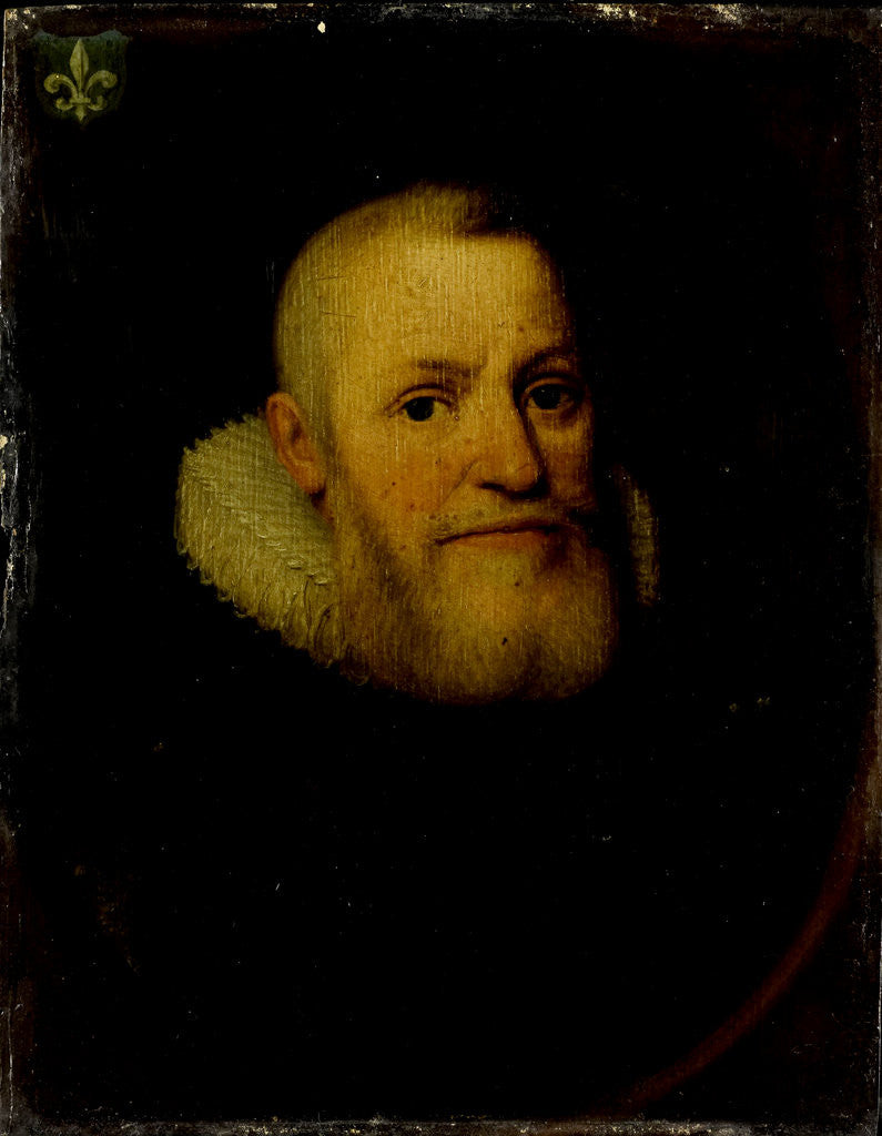 Detail of Portrait of a man of the Rijswijck or Van Rijswijk family by Anonymous