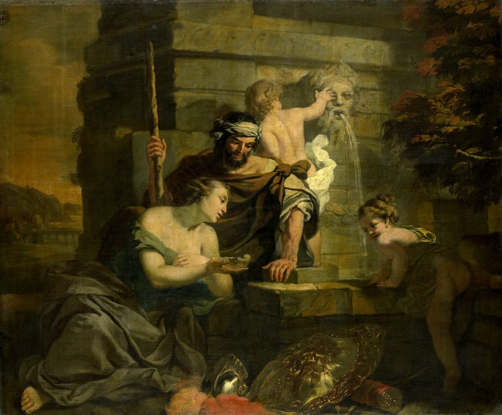 Detail of Granida and Daifilo by Gerard de Lairesse