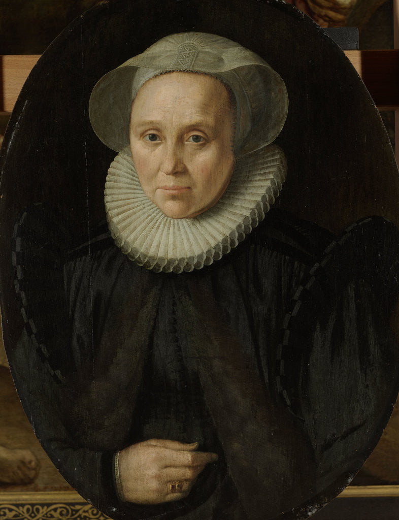 Detail of Portrait of a Woman by Anonymous