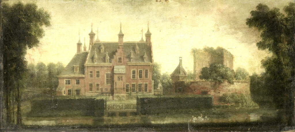 Detail of Castle of Nieuw Teylingen by Niels Rode