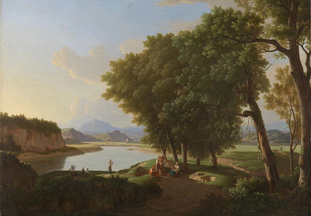 Detail of Aqua Cetosa near Rome, Acetosa by Pieter Rudolph Kleijn