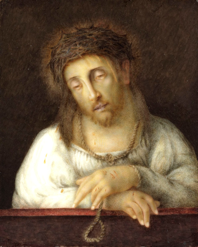 Detail of Christ as Man of Sorrows by Loch. Phaff