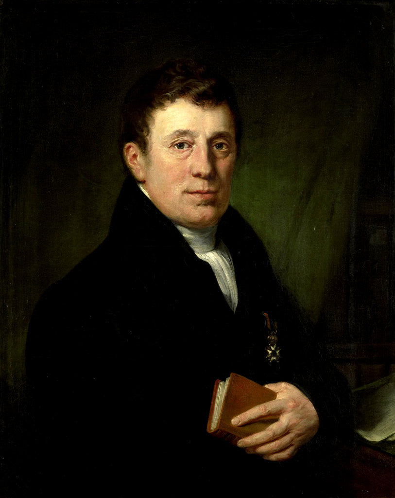 Detail of Hendrik Harmen Klijn, 1773-1856, Poet by Jan Willem Pieneman