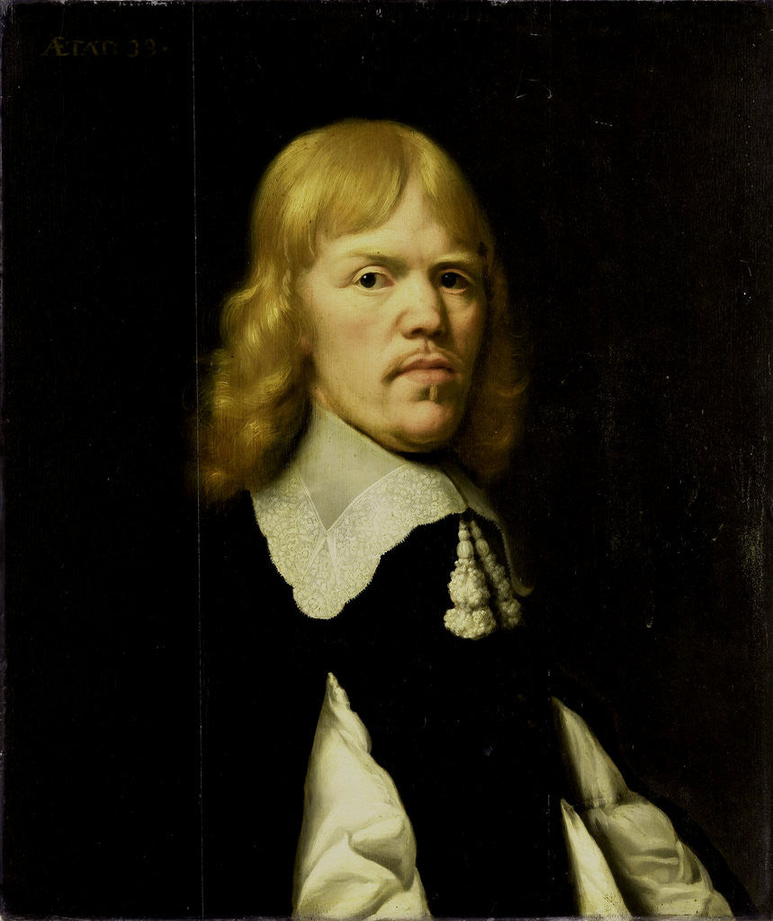 Detail of Portrait of a Man by J. Attama