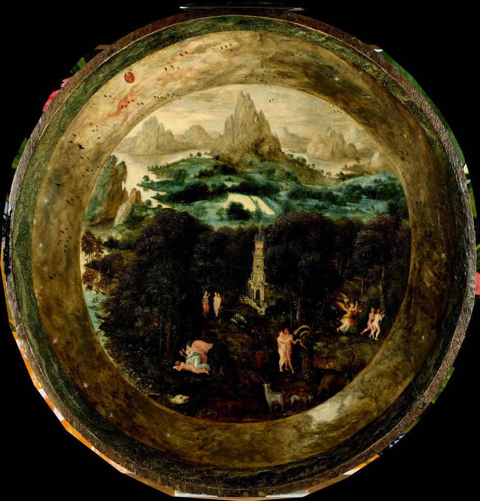 Detail of Paradise by Herri met de Bles