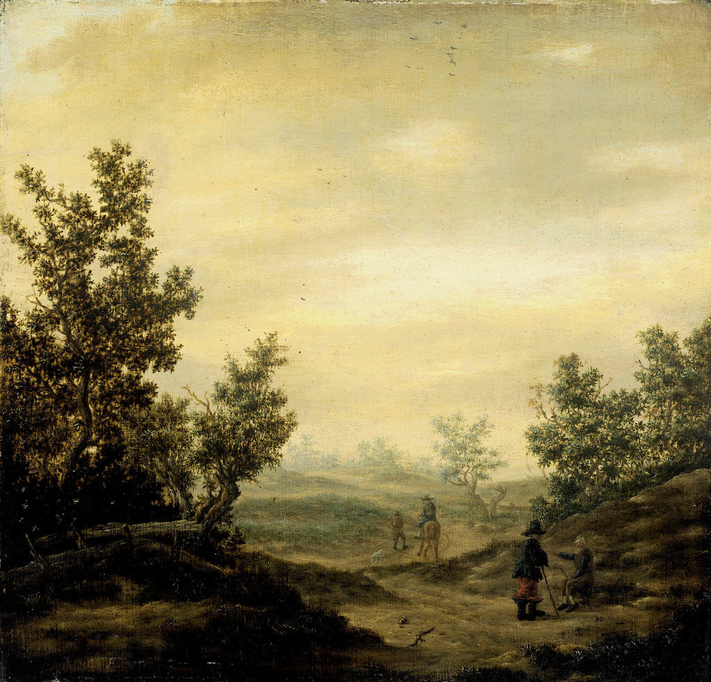 Detail of A Road in the Dunes by Claes van Beresteyn