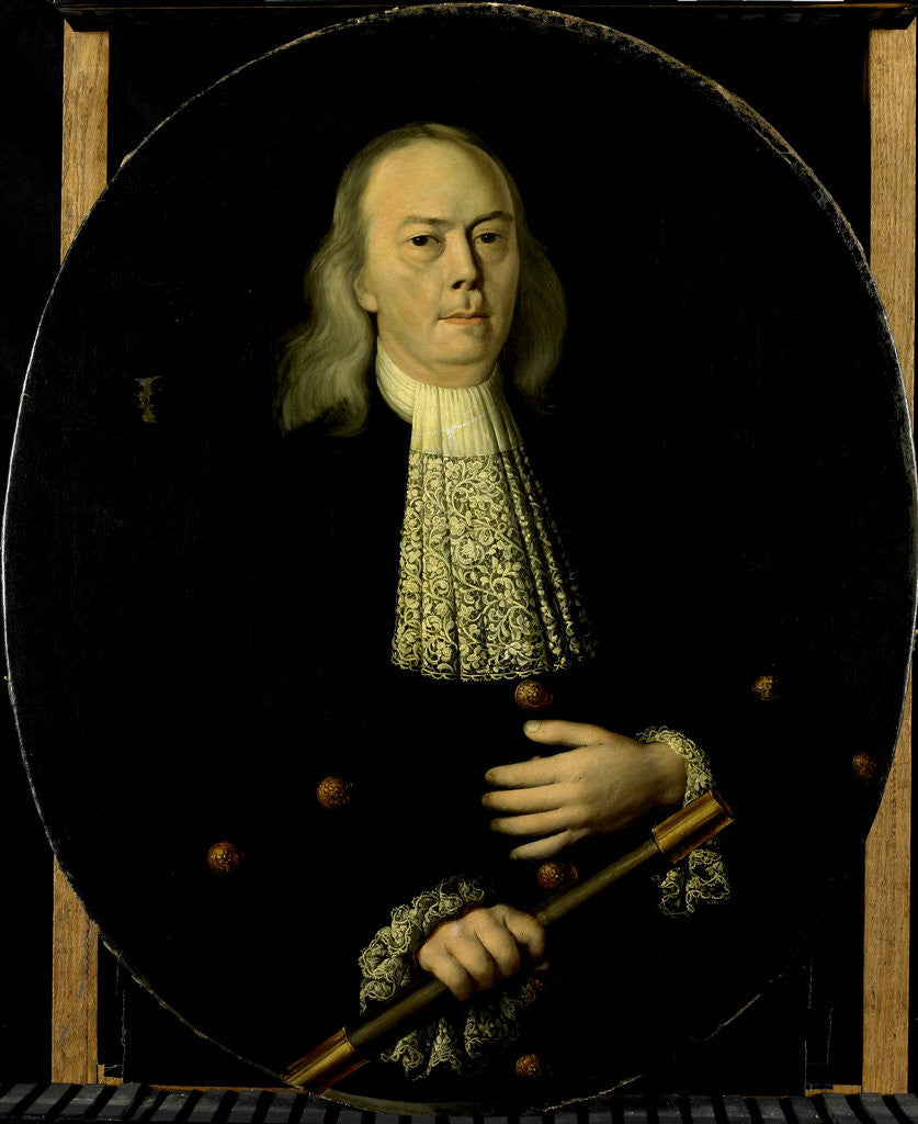 Detail of Portrait of Abraham van Riebeeck, Governor-General of the Dutch East Indies by Anonymous
