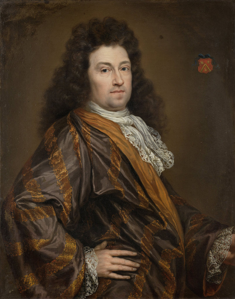 Detail of Portrait of François Leydecker, Delegate to the Court of Audit for Zeeland by Anonymous