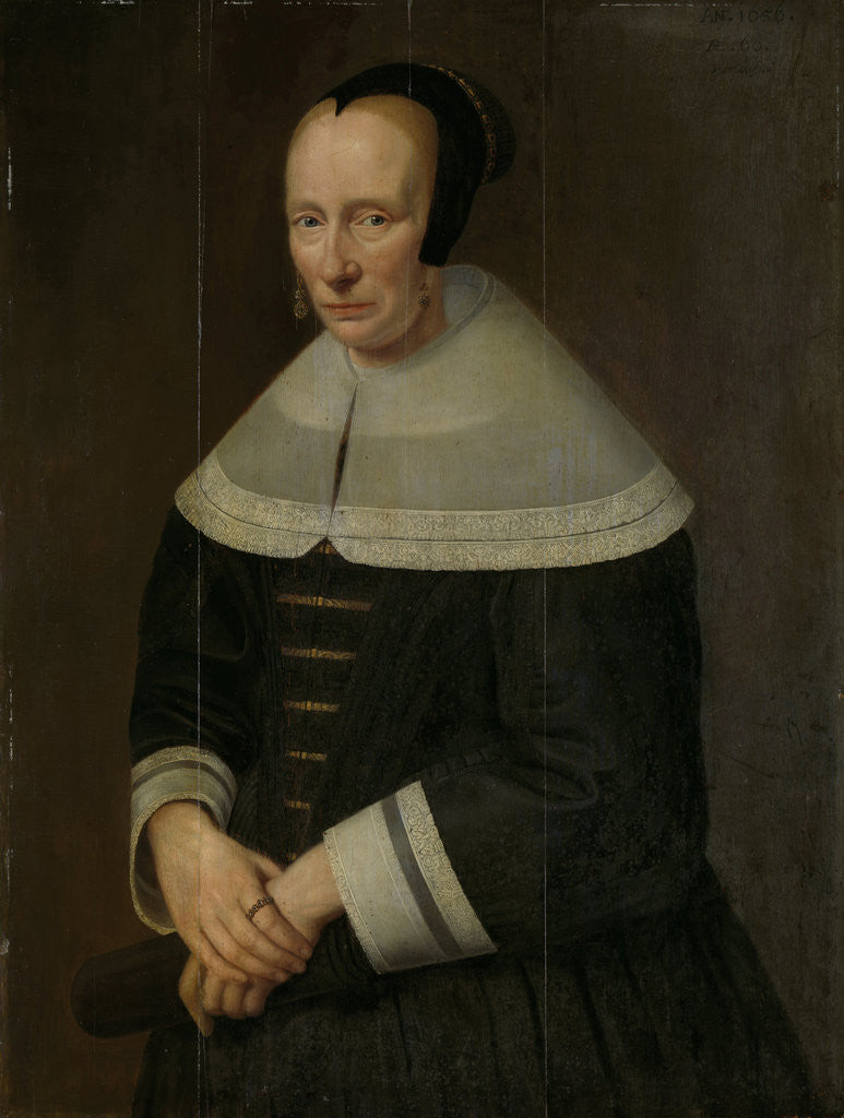 Detail of Portrait of a Woman by Godaert Kamper