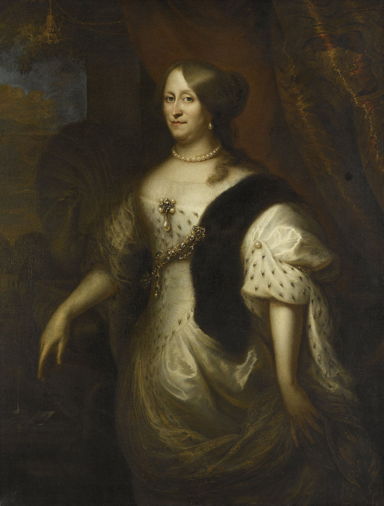 Detail of Portrait of Cornelia Teding van Berkhout, Wife of Maerten Harpertsz Tromp by Jan Lievens