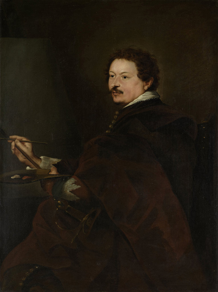 Detail of Andries van Eertvelt, Painter by Anthony van Dyck