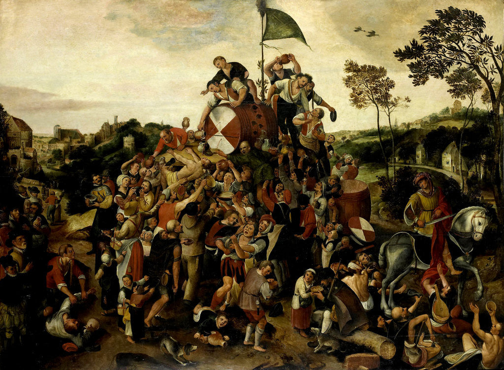 Detail of The Martinmas Fair, St. Martin's Day Kermesse by Pieter Balten