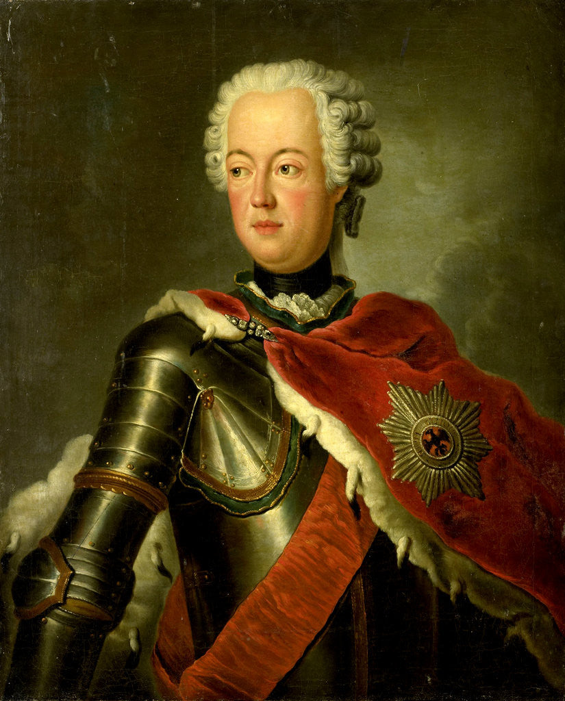 Detail of Portrait of Prince August Wilhelm of Prussia by Antoine Pesne