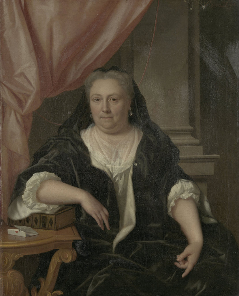Detail of Portrait of Maria van Citters, Wife of Caspar Adriaen Parduyn by Philip van Dijk