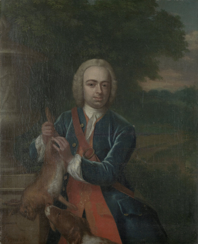Detail of Portrait of Adriaen Caspar Parduyn, Councilor and Alderman of Middelburg, Son of Caspar Adriaen Parduyn and Maria van Citters by Philip van Dijk