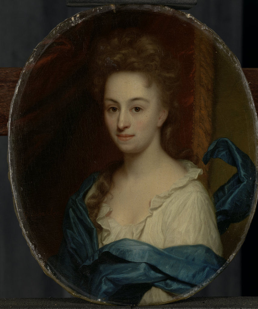 Detail of Portrait of Josina Clara van Citters, daughter of Josina Parduyn by Godfried Schalcken