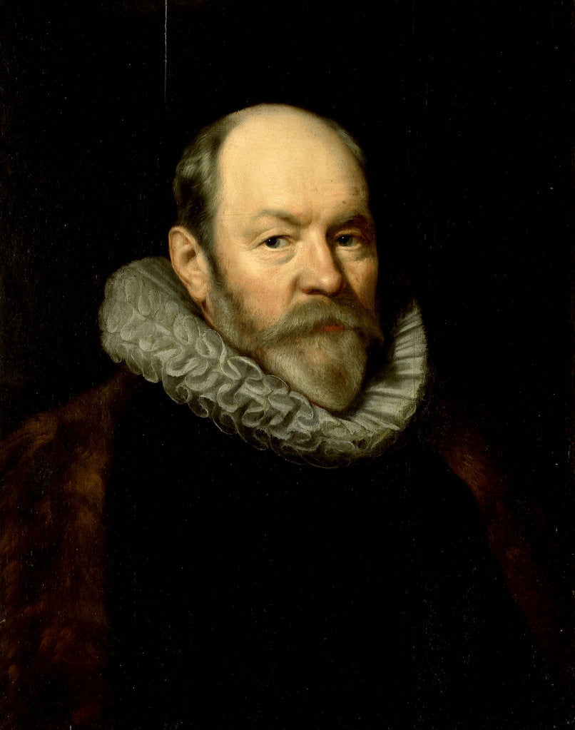 Detail of Portrait of Paulus Cornelisz van Beresteyn, Burgomaster of Delft by Workshop of Michiel Jansz van Mierevelt